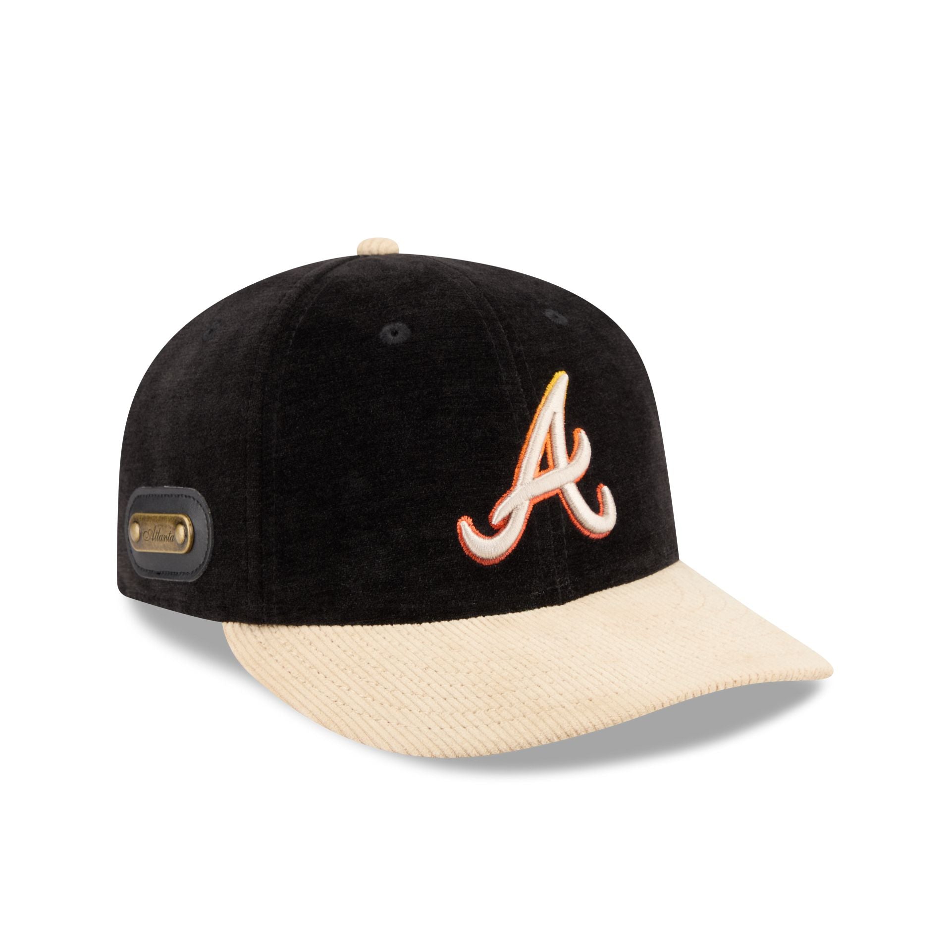 Atlanta Braves Fall Velvet Low Profile 59FIFTY Fitted Hat