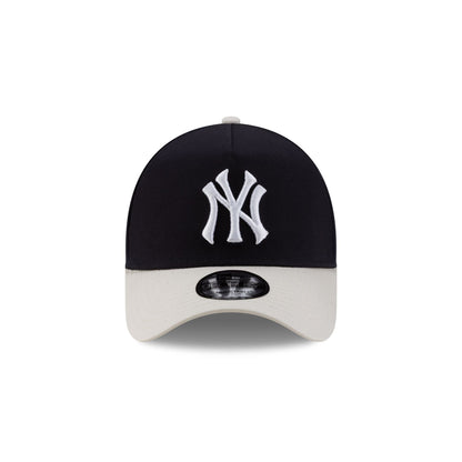 Siegelman Stable x New York Yankees Gray Visor 9FORTY A-Frame Snapback Hat