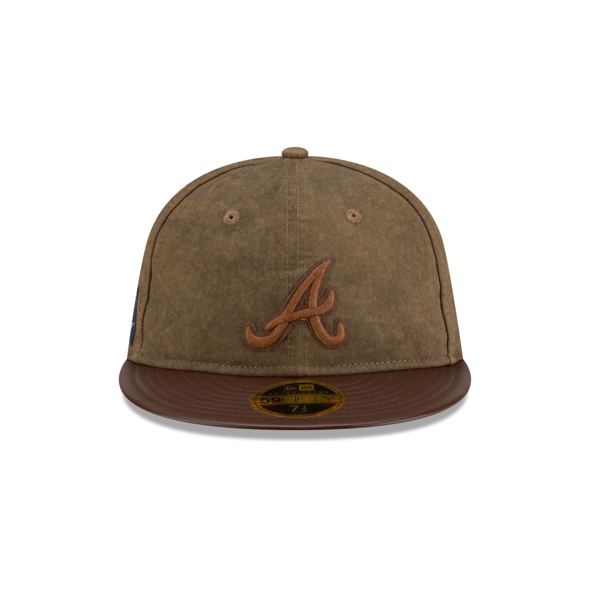 Atlanta Braves Utility Linen Retro Crown 59FIFTY Fitted Hat