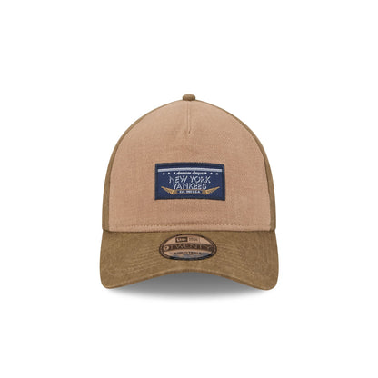 New York Yankees Utility Linen 9TWENTY A-Frame Adjustable Hat