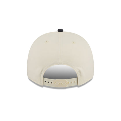 Atlanta Braves Cotton Brush Chrome Pre-Curve 9FIFTY A-Frame Snapback Hat