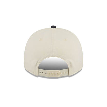 New York Yankees Cotton Brush Chrome Pre-Curve 9FIFTY A-Frame Snapback Hat