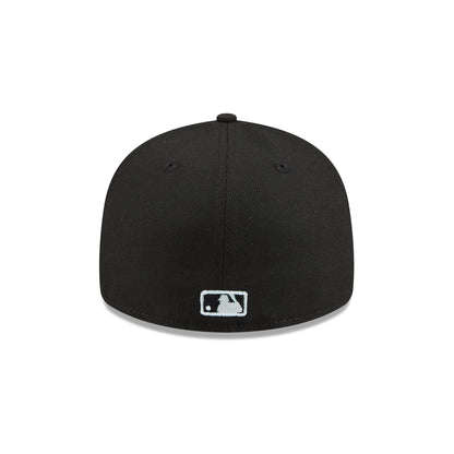 New York Yankees Black Pre-Curve 59FIFTY Fitted Hat