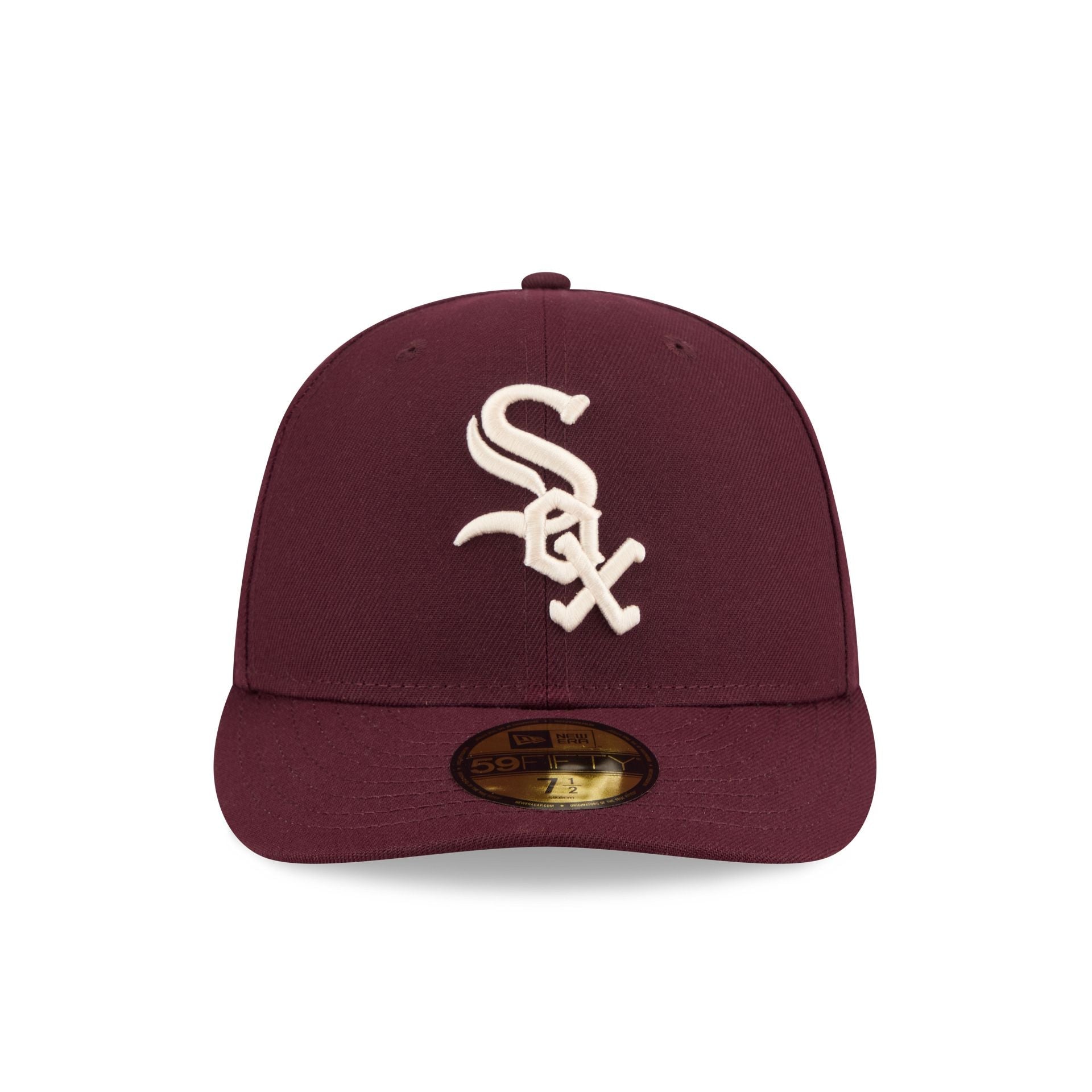 Chicago White Sox Maroon Pre-Curve 59FIFTY Fitted Hat