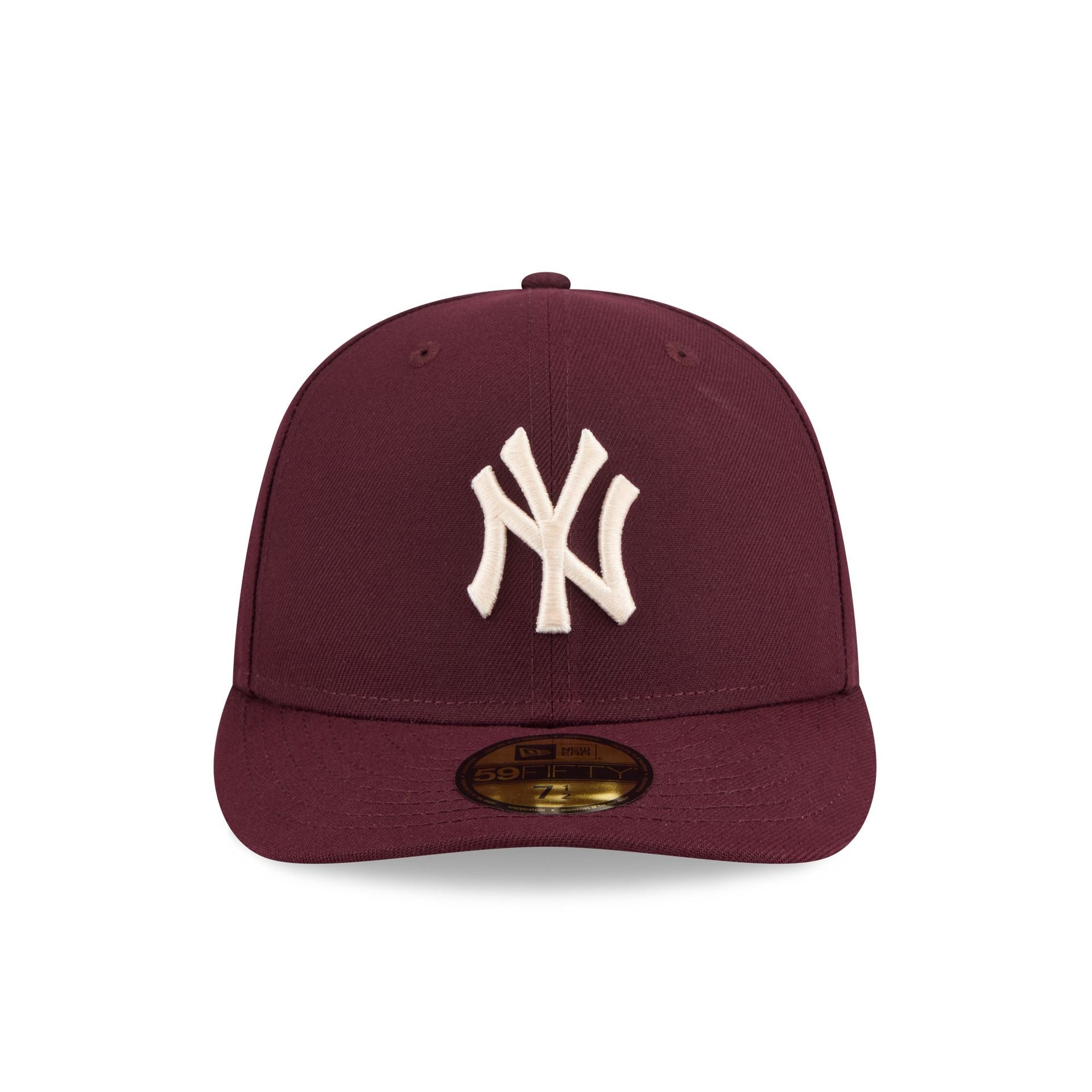 New York Yankees Maroon Pre-Curve 59FIFTY Fitted Hat