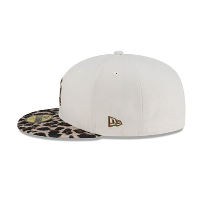New York Yankees Leopard Print Visor 59FIFTY Fitted Hat