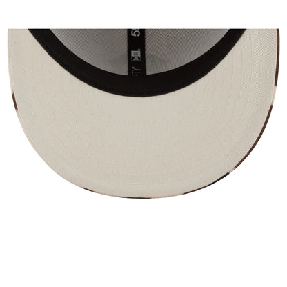 New York Yankees Cow Print Visor 59FIFTY Fitted Hat
