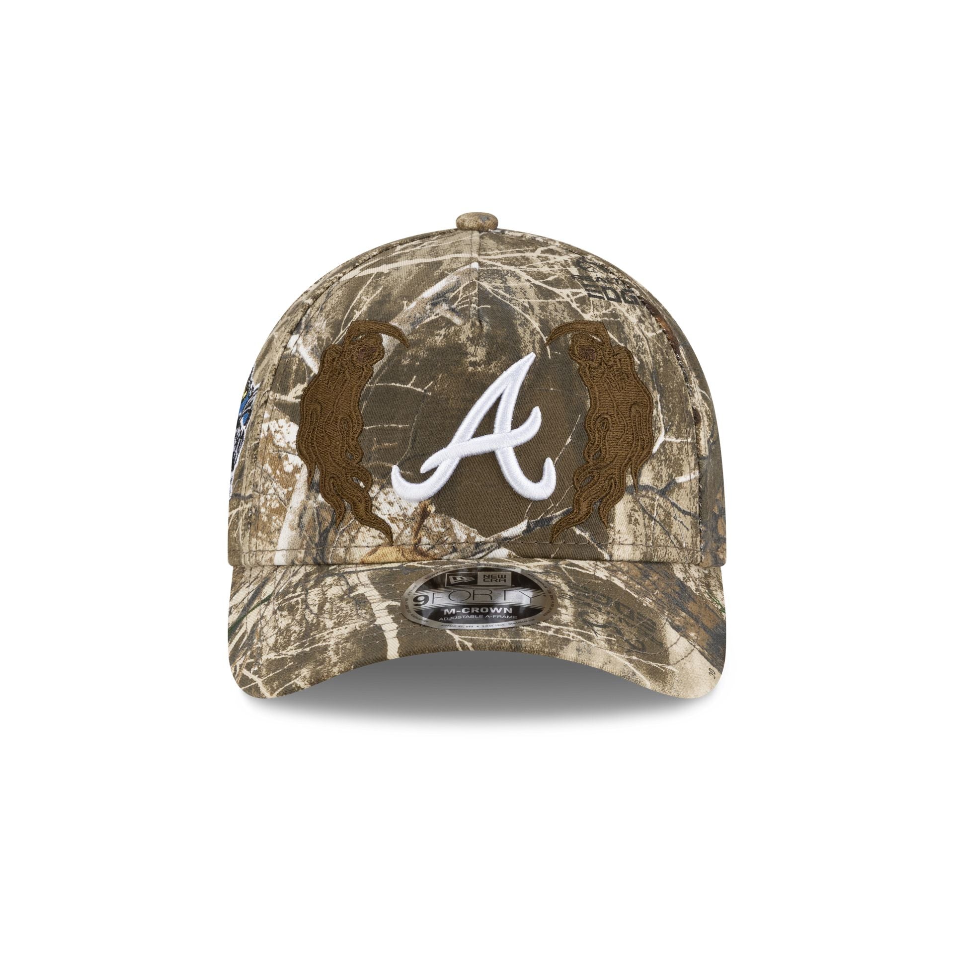 Warren Lotas x Atlanta Braves Realtree 9FORTY M-Crown A-Frame Snapback Hat