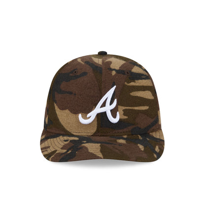 Atlanta Braves Three Looms Camo Pre-Curve 59FIFTY Fitted Hat