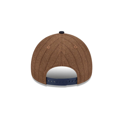 New York Yankees Three Looms Wool Pinstripe 9FORTY A-Frame Snapback Hat