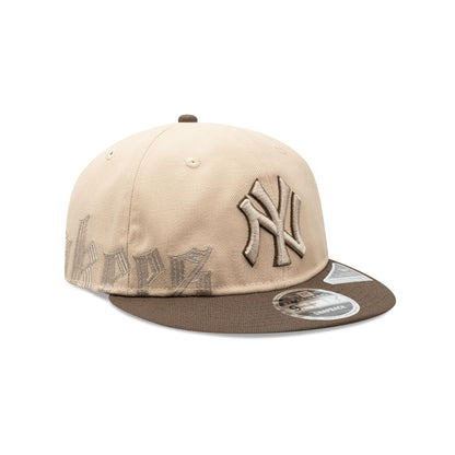 New York Yankees Gothic Script Retro Crown 9FIFTY Snapback Hat