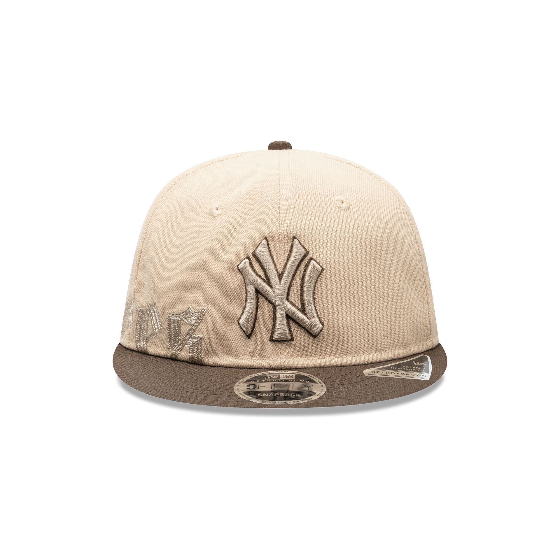 New York Yankees Gothic Script Retro Crown 9FIFTY Snapback Hat