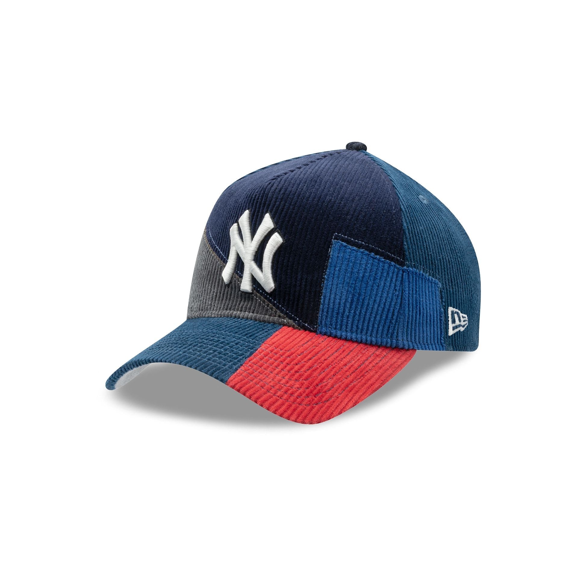New York Yankees Corduroy Patchwork 9FORTY A-Frame Snapback Hat