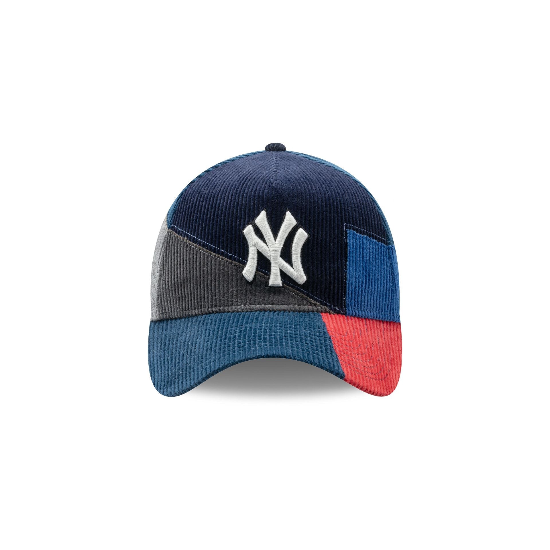 New York Yankees Corduroy Patchwork 9FORTY A-Frame Snapback Hat