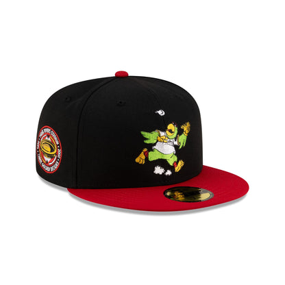 Pittsburgh Pirates Mascot Black 59FIFTY Fitted Hat
