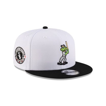Chicago White Sox Mascot White 9FIFTY Snapback Hat