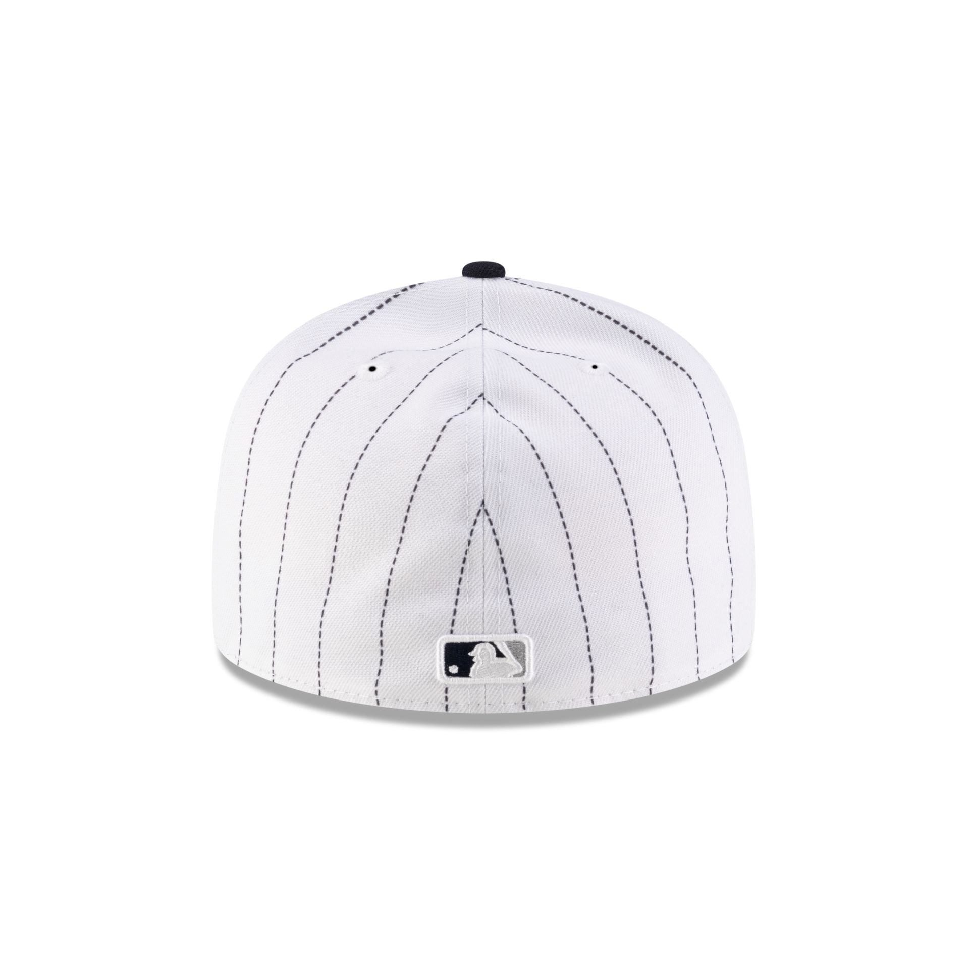 Just Caps League Sidepatch Pinstripe New York Yankees 59FIFTY A-Frame Fitted Hat