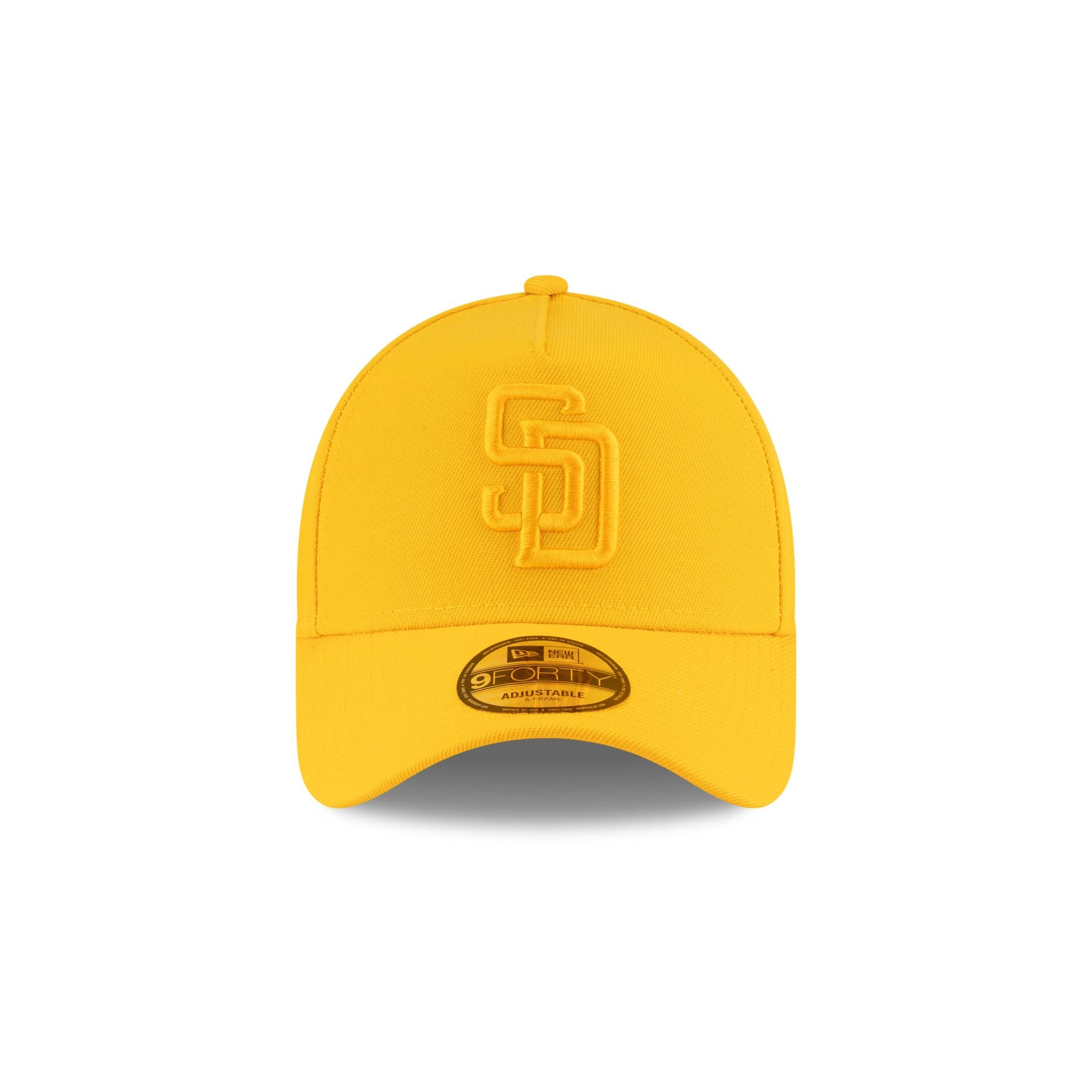 San Diego Padres Gold 9FORTY A-Frame Snapback Hat