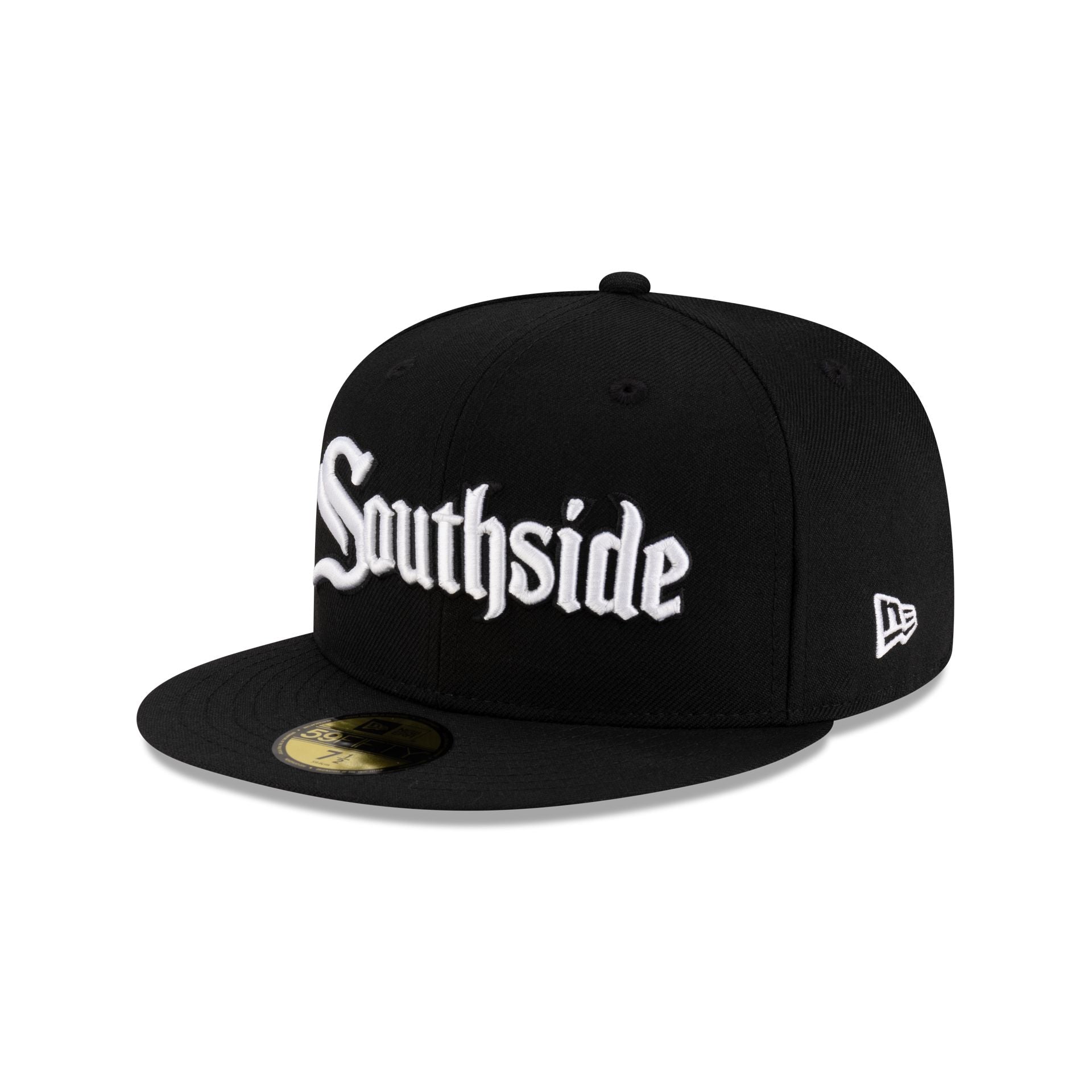 Just Caps Gothic Script Chicago White Sox 59FIFTY Fitted Hat